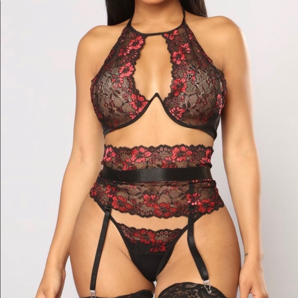 New sexy 3 piece lingerie